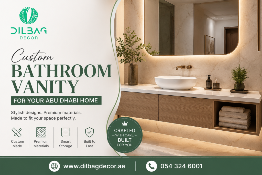 Custom Bathroom Vanity for Your Abu Dhabi Home – Dilbag Decor